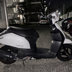 原付レッツ白　状態良好◎ 傷なし、整備不良なし！！！の画像