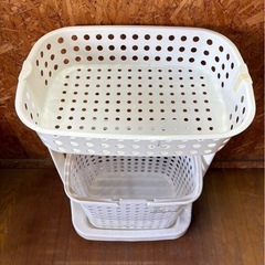 K2001 洗濯カゴ ランドリーバスケットの画像