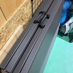 美品　ガーデンマスター(Gardenmaster) 折りたたみガーデンテーブル 幅180×奥行76×高さ73cmの画像