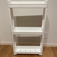 ニトリ　スマートワゴン 幅10.5 奥行45cm 3段の画像