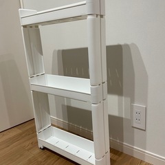 ニトリ　スマートワゴン 幅10.5 奥行45cm 3段の画像