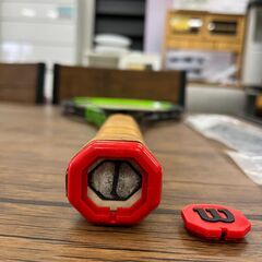 【リサイクルショップ ピカソ 小松原】🎾✨【希少‼️WILSON BLADE PRO 16×19 V7】G2✨高級ガット×振動吸収カスタム×新品グロメット付き✨ 絶好調の美品‼️★6317★の画像