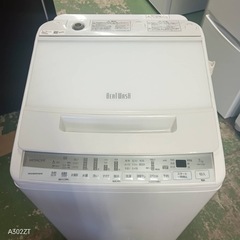 376 送料設置無料   日立　洗濯機　21年製　7㌔　冷蔵庫の画像