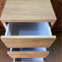 K2003 チェスト3段 サイドボード 北欧風の画像