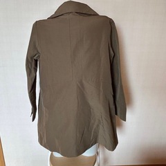uchi soto ウチソト　スプリングコート　ナイロン　チェスターコート　Lの画像