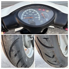 実動 ヤマハ ジョグ SA36J タイヤ前後バリ山 オイル交換済み 大阪 堺市の画像