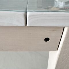 木製伸縮ダイニングテーブル(テーブルのみ)の画像