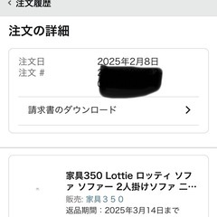 【使用1年未満】ローソファーの画像