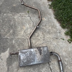 50プリウス　純正マフラーの画像