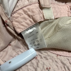 ★子供服★帽子　女の子　さくらんぼ柄　52cm 春夏秋の画像