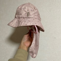 ★子供服★帽子　女の子　さくらんぼ柄　52cm 春夏秋の画像