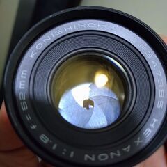 新品級 konica hexanon 52mm f1.8 ★konica FP用レンズの画像
