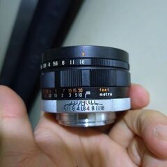 新品級 konica hexanon 52mm f1.8 ★konica FP用レンズの画像