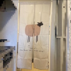 目隠し用 のれん カーテン の画像