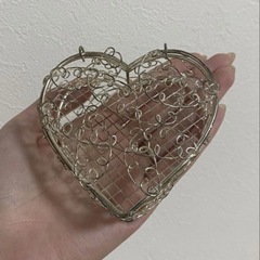 小物ケース　アクセサリーケース ハートケースの画像