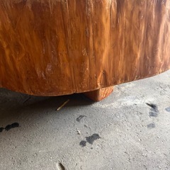 年輪テーブルの画像