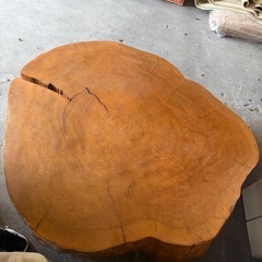 年輪テーブルの画像