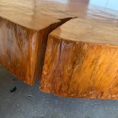 年輪テーブルの画像