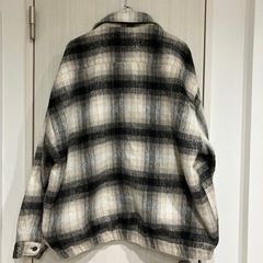 ボーダー　厚手　ジャケットの画像
