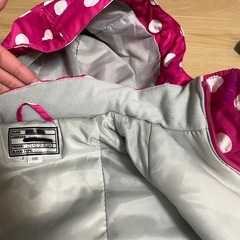 スキーウェア　スノーウェア  女児　100センチの画像
