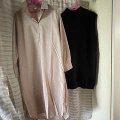 ツーピース　ニット　セットアップ　秋冬服　おしゃれの画像