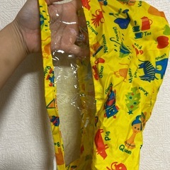 ★子供服★レインコート　イエロー　動物柄の画像
