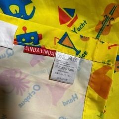 ★子供服★レインコート　イエロー　動物柄の画像