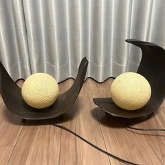 アバカボールランプ テーブルランプ フロアライト　照明　ライト　ランプ　天然の画像