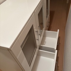 【差し上げます】収納タンス　白の画像