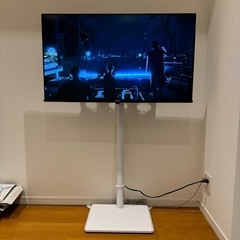 テレビ40インチ　テレビスタンド付き　購入先のURL記載してますの画像