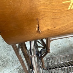 😺　ミシン脚　台　テーブルリメイク　材料として！　三菱ミシン脚の画像