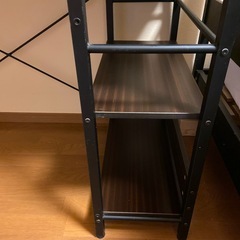 ◯デスク テーブル 勉強机 オフィスデスク 書類棚付きの画像