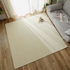 ラグ　カーペット　洗える　190×190の画像