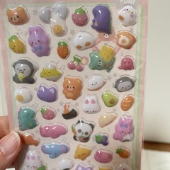 立体ぷくぷくシールの画像