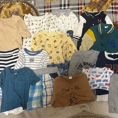 ベビー服36着【子供服】+【転倒防止リュック】の画像