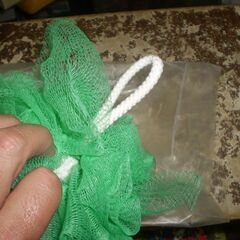 泡立てネット　ボディ　風呂スポンジの画像