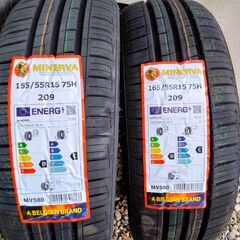 【新品】夏タイヤ MINERVA ミネルバ 209 165/55R15 4本セットの画像