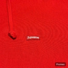 ✨レア・美品✨Supreme スモールボックスロゴ　パーカー L 赤 カナダ製の画像