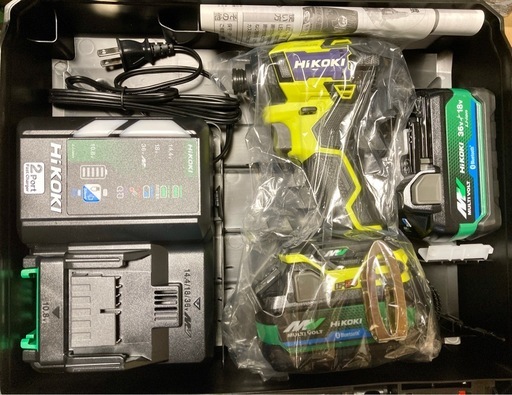 ハイコーキ 36Vコードレスインパクトドライバ WH36DD 2XHYSZ フルセット【新品 未使用品】