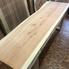 激安 新品 一枚板ダイニングテーブル 近場配送無料☆の画像