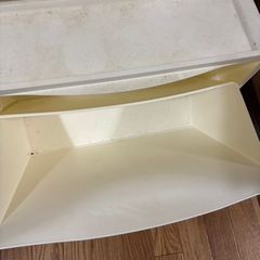 【引取限定】収納壁付け可能 ホワイトボックス3個セットの画像