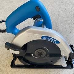 美品 RYOBI電動丸のこの画像
