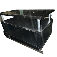 【ジ1120-14】重厚感バツグン‼️ブラックテレビボード　丈夫で安定感の画像