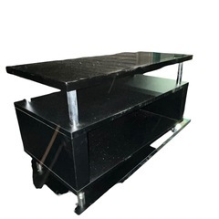 【ジ1120-14】重厚感バツグン‼️ブラックテレビボード　丈夫で安定感の画像