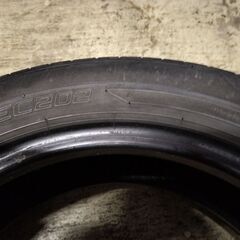 155/65/14　夏タイヤ1本のみ　2019年製　ダンロップ　残り溝3ｍｍ強　手渡し限定で無料の画像