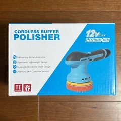 ポリッシャー⭐️電動 車 ダブルアクション コードレス 8段変速 バッテリー付きの画像