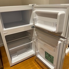 冷蔵庫87L 白　購入先URL記載してますの画像