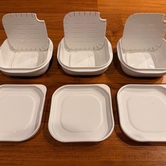 【売約済み】マーナ(marna) 極 冷凍ごはん容器 3個 タッパーの画像