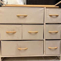 収納　キャビネット　ベージュ
の画像