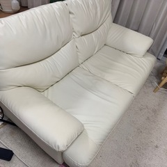 無料⭐︎ニトリ　2人がけソファ（定型文NG、文章をよく読んで受け取り日時の確認をしてからメッセージお願いします。）の画像